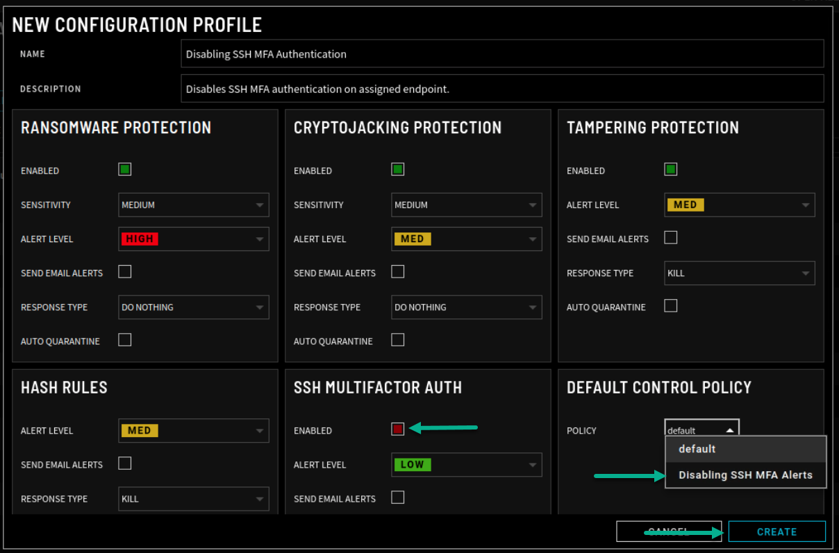 How to Stop SSHMFA Alerts Generation